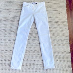 JBrand Skinny White Jeans